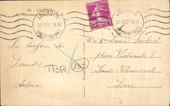 CPA Lourdes Le Monument Interallie