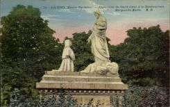 CPA Lourdes Apparition du Sacre Coeur a la Bienheureuse Marguerite Marie