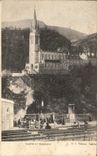 CPA Grottes Et Basilique Lourdes