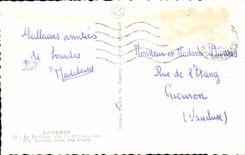 CPA Lourdes La Basilique Vue Chateau Fort 