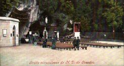 CPA Miraculous Cave Of Lourdes