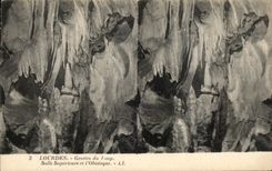 CPA Lourdes Grottes Du Loup Salle Superieure Et L'obelisque