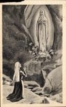 CPA Lourdes Apparition De La Tres Sainte Vierge A Bernadette Soubirous 