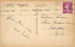 CPA Lourdes La Basilique Berger et moutons 