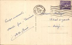 CPA Lourdes La Basillique et le Pic du Jer