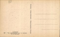 CPA Lourdes Vue panoramique sur le Calvaire et la Basilique