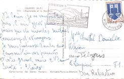 CPA Lourdes L'Esplanade et la Basiique