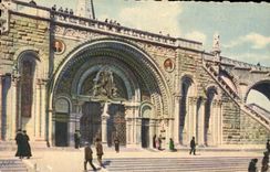 CPA Lourdes L'Eglise du Rosaire