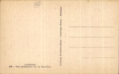 CPA Lourdes Vue plongeante sur la Basllique