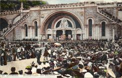 CPA Lourdes Benedicition Des Malades