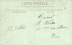 CPA Lourdes La Vallee d'Argeles et les Pyrenees vues du Pic du Jer Restaurant