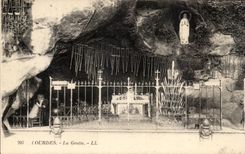 CPA Lourdes Le Grotte 