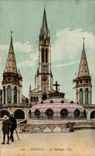 CPA Lourdes Le basilique 