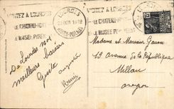 CPA Lourdes Le Foule sur l'esplanade