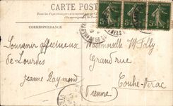 CPA Lourdes Le rosaire Le Portail