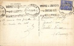 CPA LourdesLa Basilique vue de Cote