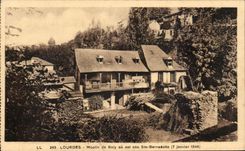 CPA Lourdes Moulin de Boly ou est nee Ste Bernadette 7 janvier 1844