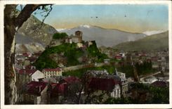 CPA Lourdes Le Chateau Fort et Pic du Jer