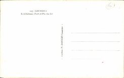 CPA Lourdes Le Chateau Fort et Pic du Jer