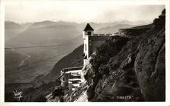 CPA Lourdes Le Pibeste La Montagne Enchantee