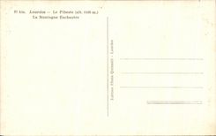 CPA Lourdes Le Pibeste La Montagne Enchantee