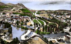 CPA Lourdes La Basilique le Pont St Michel le Gave Vue Generale