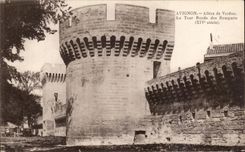 CPA ido Avignon de Verdun la torre redonda de las paredes