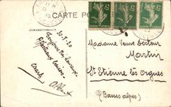 Bordes de CPA Avignon de la opinion de Rhone del paladar de los papas