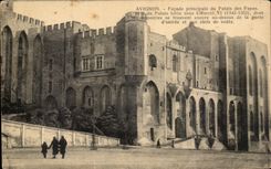 Ataque frontal principal de CPA Avignon del paladar de los papas Gate del paladar