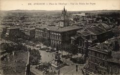 CPA Avignon coloca el reloj visto del paladar de los papas