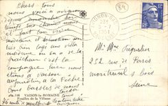 CPA Vaison the Roman Excavations Of Villasse