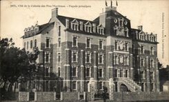 CPA Cite De La colonie Des Pins Maritimes Facade Principale
