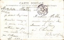 CPA Angers Place du ralliement Tramway