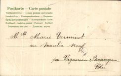 CPA Fantaisie Fleurs Joyeux Noel