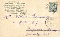 CPA Fantaisie Fleurs Trompette