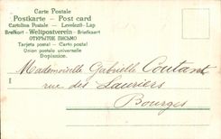 CPA Fantaisie Enfant Horloge Trefles