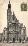 CPA Paris the Church St Etienne of the Mount