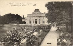 CPA Paris Wood Of Boulogne Trifle the Castle And the Rosery