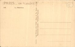 CPA Paris While Strolling the Madeleine Yvon