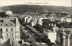 CPA Autun Vue generale E C phot