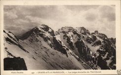 CPA Large Moroccan Atlas Eternal snow of Tizi Likount