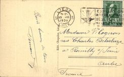 CPA Liege the public garden of Auroy