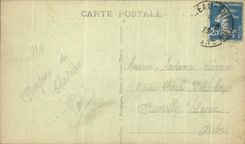 CPA Castle Thierry Promendes on the Old Castle