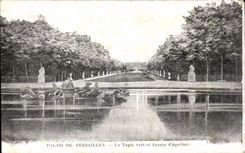 CPA Palais De Versailles Le Tapis vert et Bassin d'Apollon