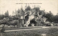 CPA Chaumont Grotte de Notre Dame de Lourdes
