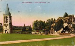 CPA Chaumont Grotte et Campanile