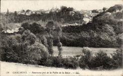 CPA Chaumont Panorama pris de la Vallee de la Suize