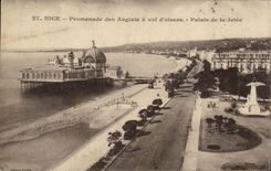 CPA Nice Promenade of the English has flight of oisean Palais of the Pier