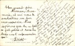 CPA Biarritz Le rocher de la vierge par gros temps