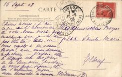 CPA the Littoral Gate Of the Castle D' Auberville Close Veulettes